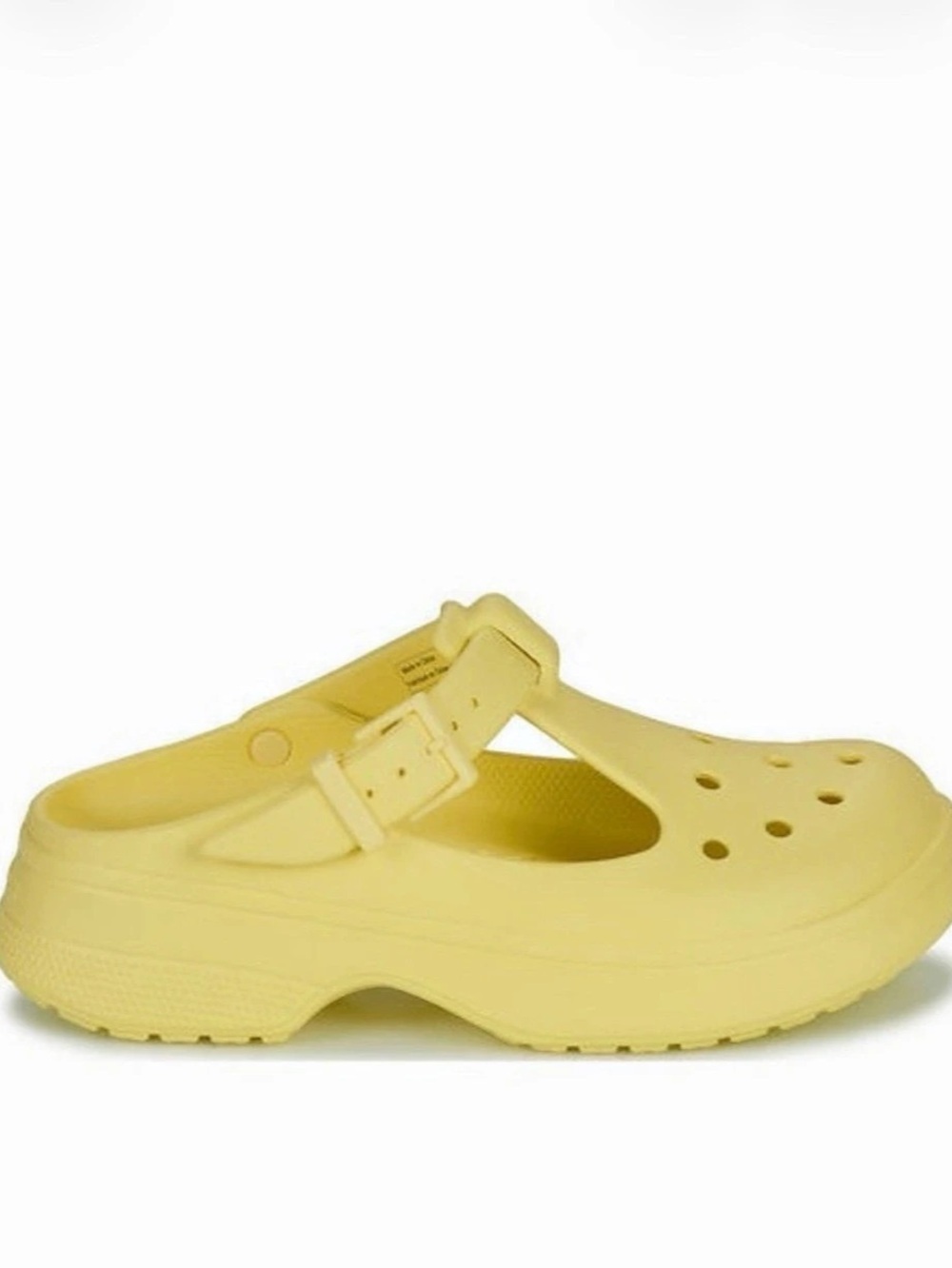 Crocs Classic Mary Jane Clog Yellow Sandals